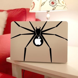Spider Apple Macbook Laptop Decal, Spider Vinyl Design