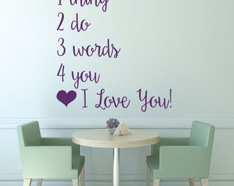 Love Song Vinyl Wall Decals - Couple's Gift Home Decor