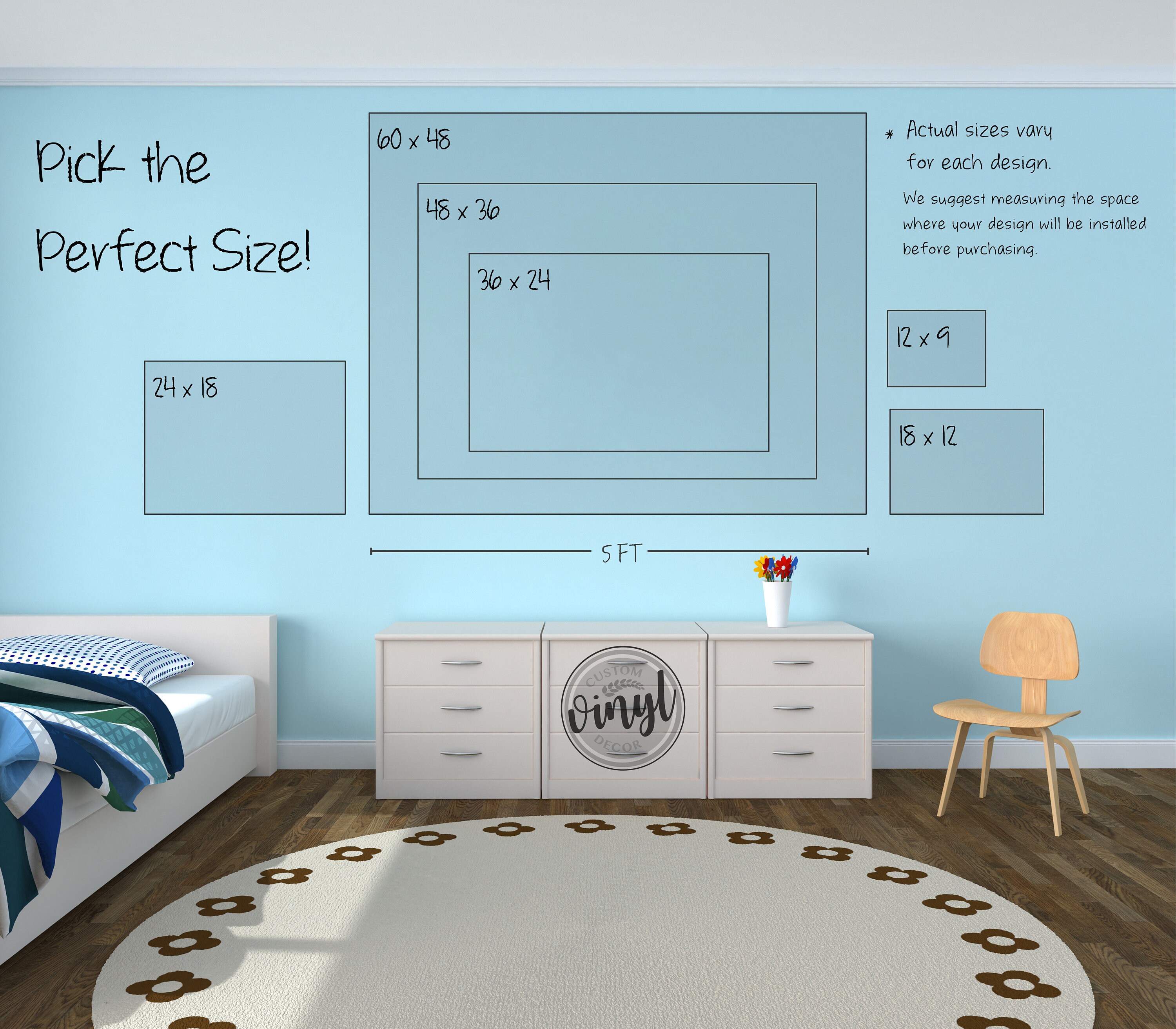 Customvinyldecor | Tree Line Silhouette Vinyl Wall Decal | Vinyl ...