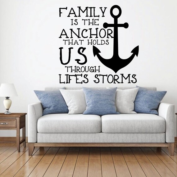 Anchor Wall Decal Family Is The That Hold Us Vinyl - Vinyl Decor Ideas Anchor Wall Decal Family Is The That Hold Us Vinyl - Vinyl Decor Ideas