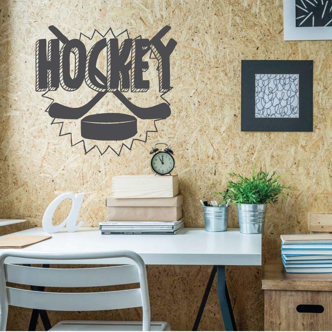 Hockey Stick Wall Decor Vinyl Sticker Decal for Players Etsy
