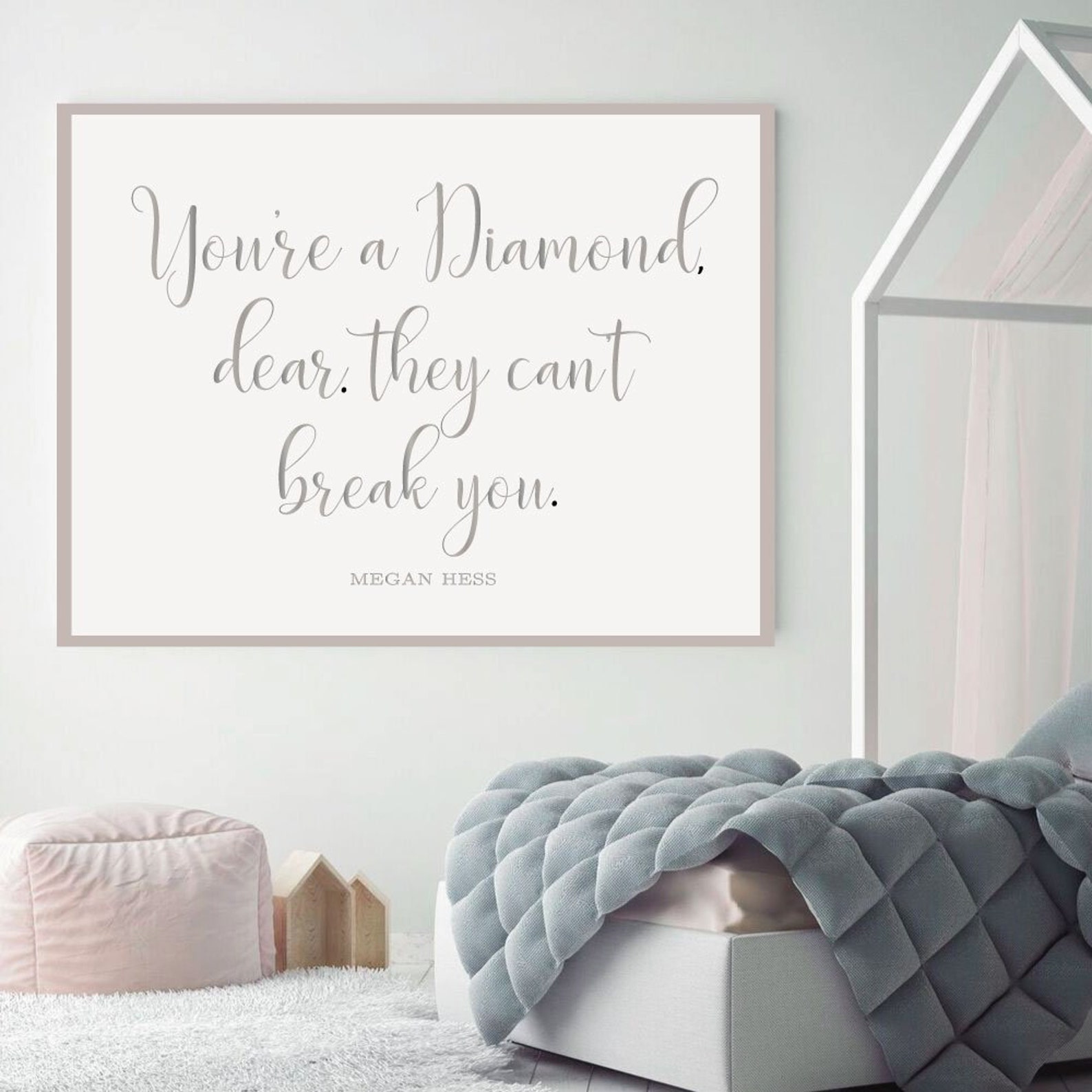 Wall Decals for Teen Girls You're A Diamond Dear. They Etsy