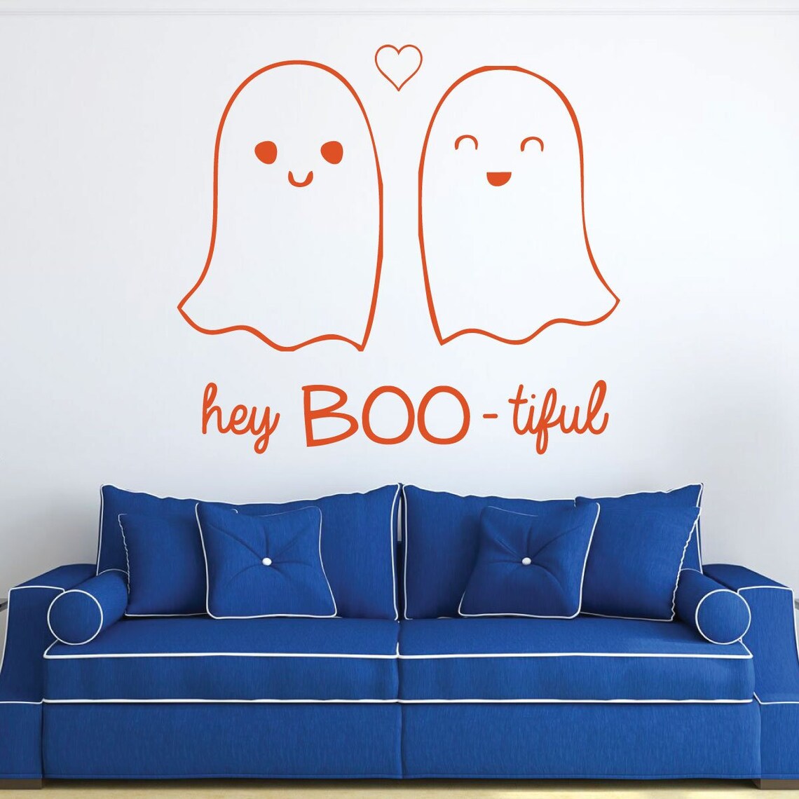 Halloween Decal Vinyl Wall Art Ghosts Halloween Party Etsy