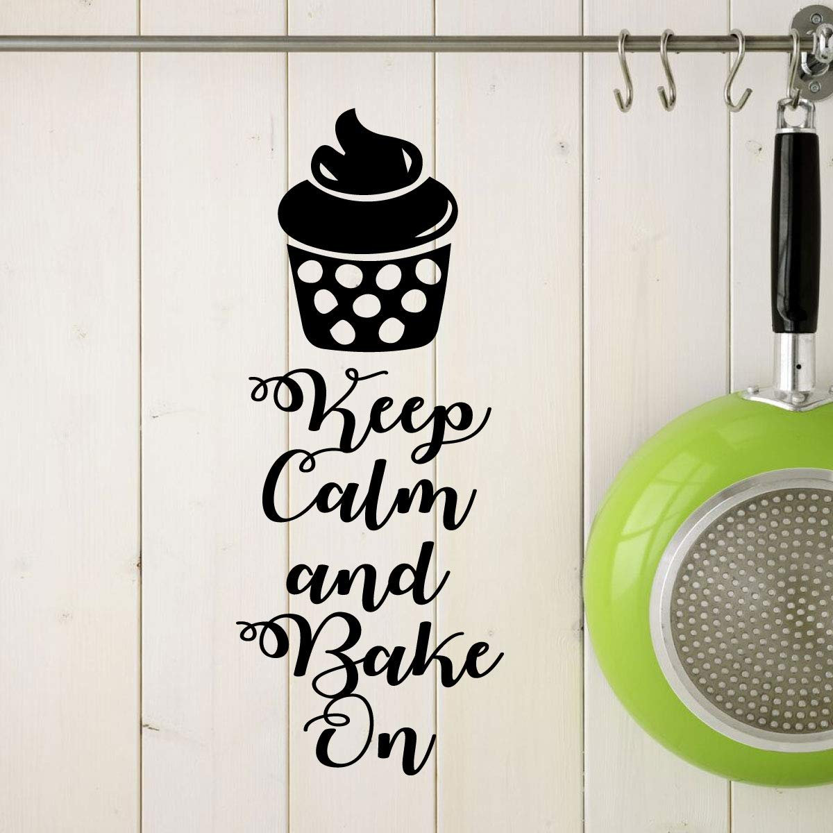 Vinyl Decal for Kitchen Wall Decor Keep Calm and Bake On Etsy