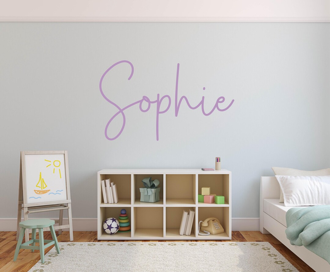 Personalized Name Vinyl Decal | Name Only - Etsy