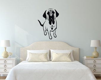 Hound Dog Vinyl Wall Decal Pet Shop Decoration or Home Decor for Animal Lovers