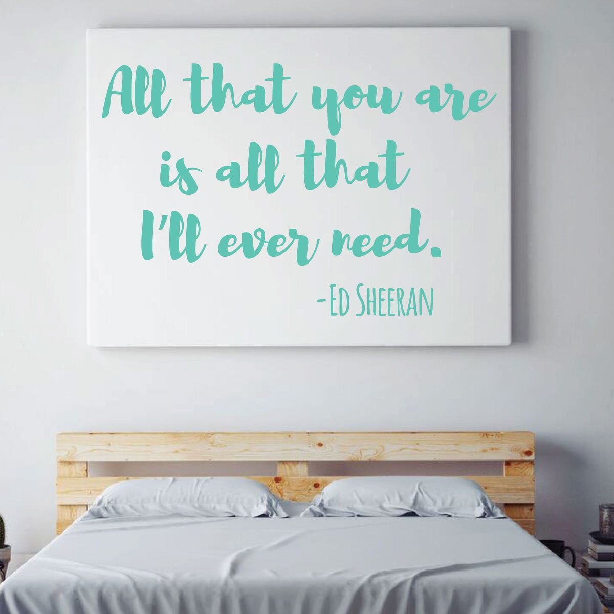 Love Wall Decal All That You Are Is All That I'll Ever | Etsy