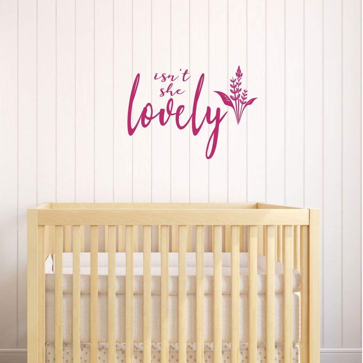 Baby Girl Nursery Decor Vinyl Wall Decal Lettering and Etsy