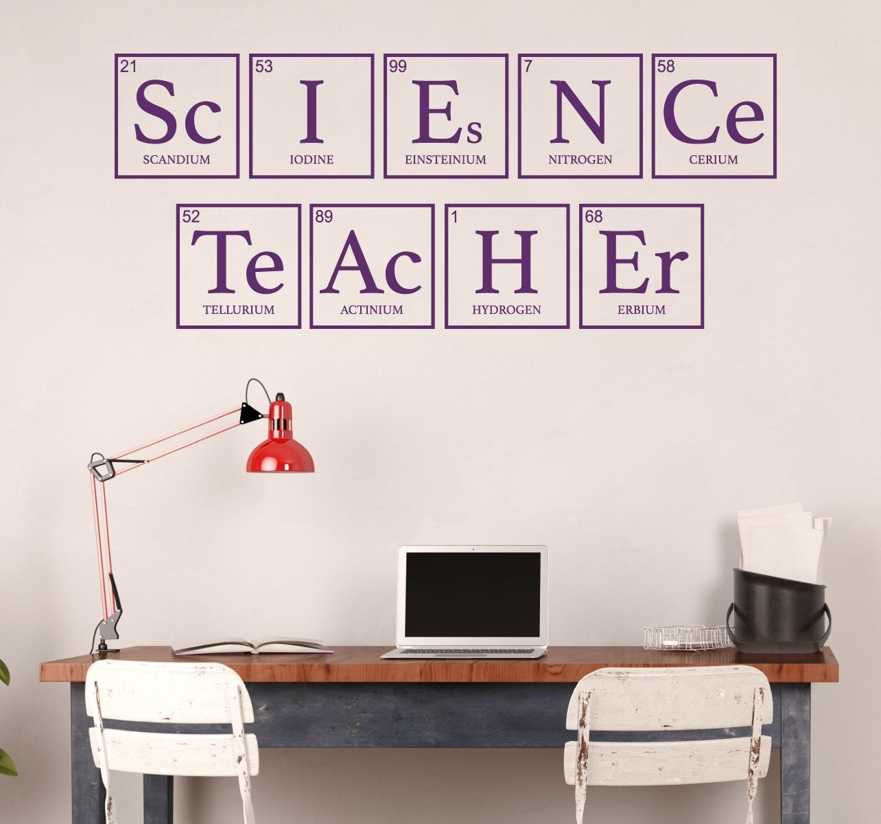 Periodic Table Wall Decor Decal for Science Teachers Vinyl | Etsy