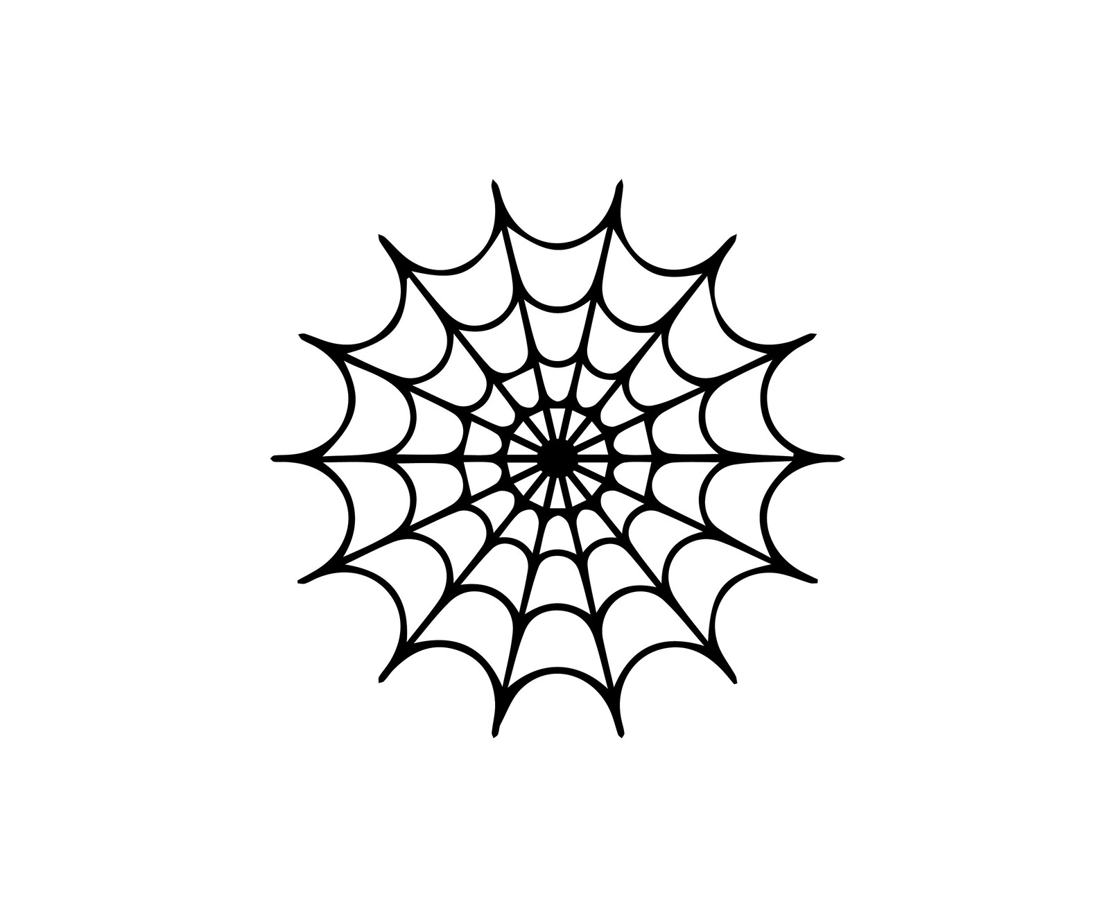 Spiderweb Decal Halloween Decoration Vinyl Sticker - Etsy