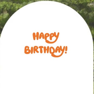 Happy Birthday Bluey Text SVG| Bluey font| Bluey birthday party theme| Bluey party decorations| bluey letters| cricut| digital download only