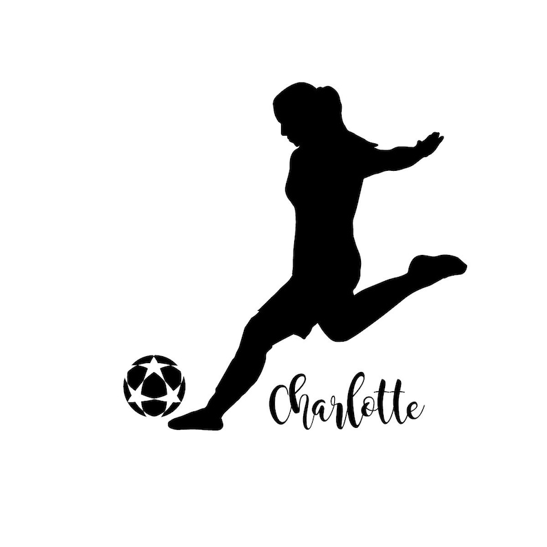 Soccer Wall Decal Vinyl Sticker Decor for Teen Girl's Etsy