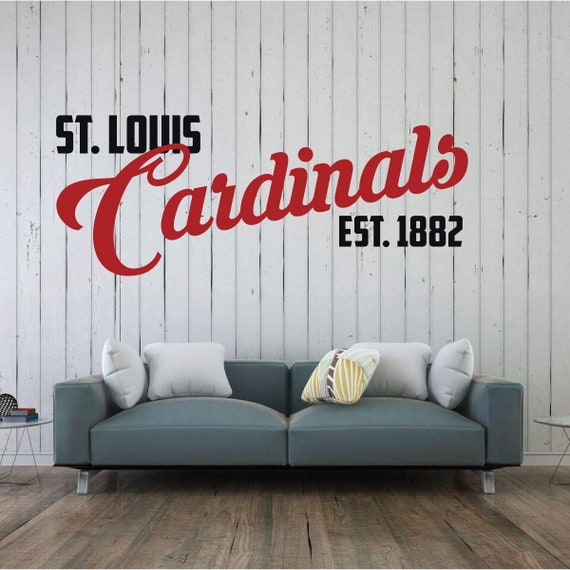 St Louis Cardinals Est 1882 Wall Decor Baseball - St Louis Cardinals Bedroom Decor St Louis Cardinals Est 1882 Wall Decor Baseball - St Louis Cardinals Bedroom Decor