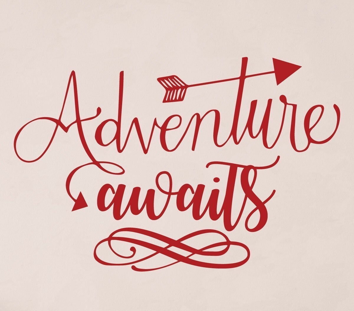 Adventure Wall Decal - Adventure Awaits Quote - Vinyl Sticker ...
