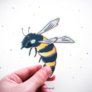 Bienen-Aufkleber, Save The Bees, süße Biene, Tier-Vinyl-Aufkleber, Bienenhalter, seien Sie freundlich, Honigbienen-Aufkleber, Bullet Journal, Geschenke, Laptop-Aufkleber