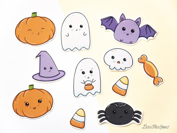 Autocollants Halloween Pour Enfants - 290 Pièces Mignonnes Pour Décorer Sacs De Bonbons Et Goodies