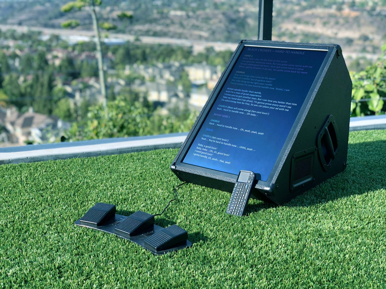 Lyrics Prompter A Teleprompter For Musicians Bands Bars Etsy