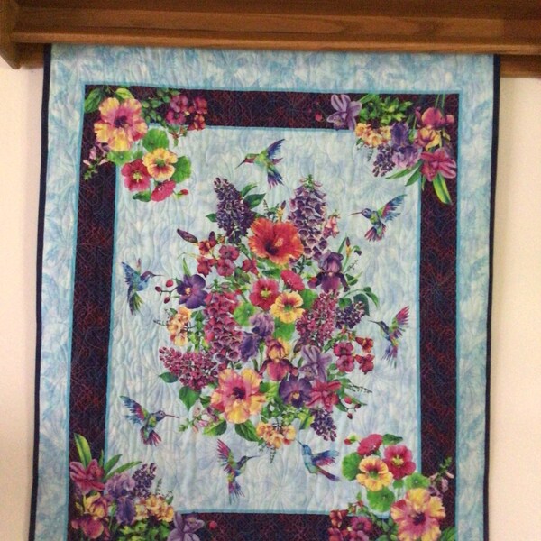 Hummingbird Quilt Etsy