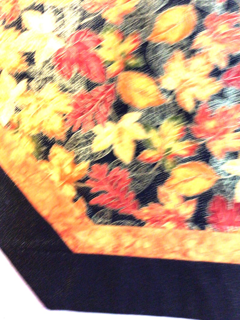 Fall Leaves Table Topper: Handmade Cotton Quilted Centerpiece - Etsy