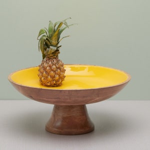 10.4 Inch Fruit Bowl, Fruit Bowl For Kitchen Counter, Pedestal