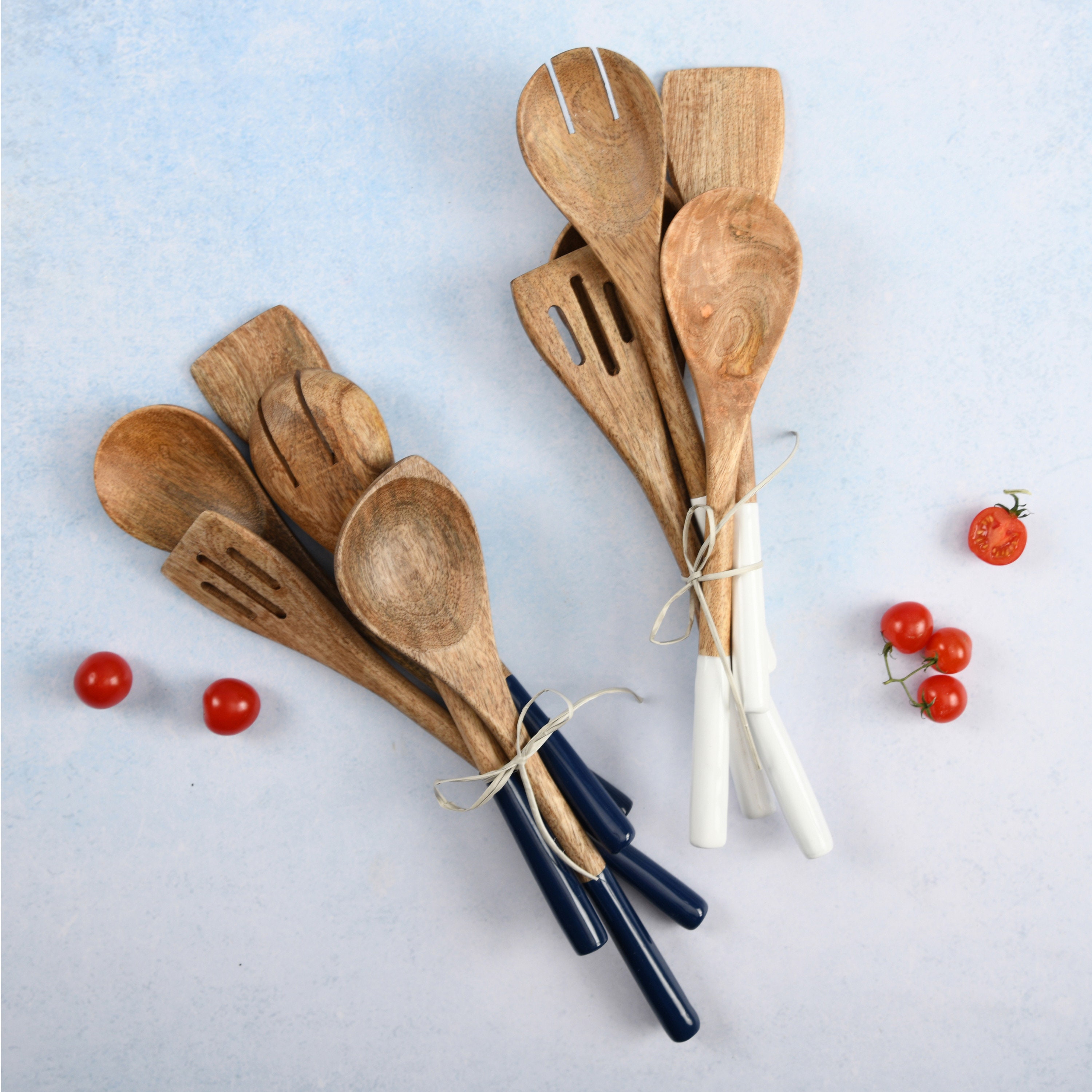 Set of 5 Wooden Cooking Utensil Set includes Wooden Spoon Etsy