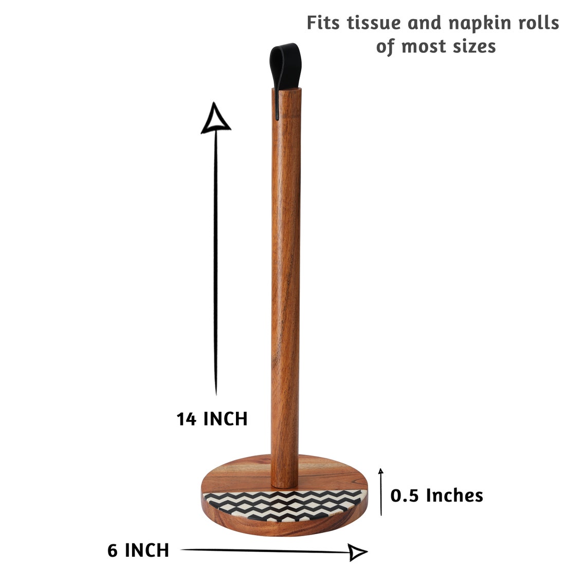 Paper Towel Roll Holder or Stand Kitchen Towel Holder 14x6 Etsy