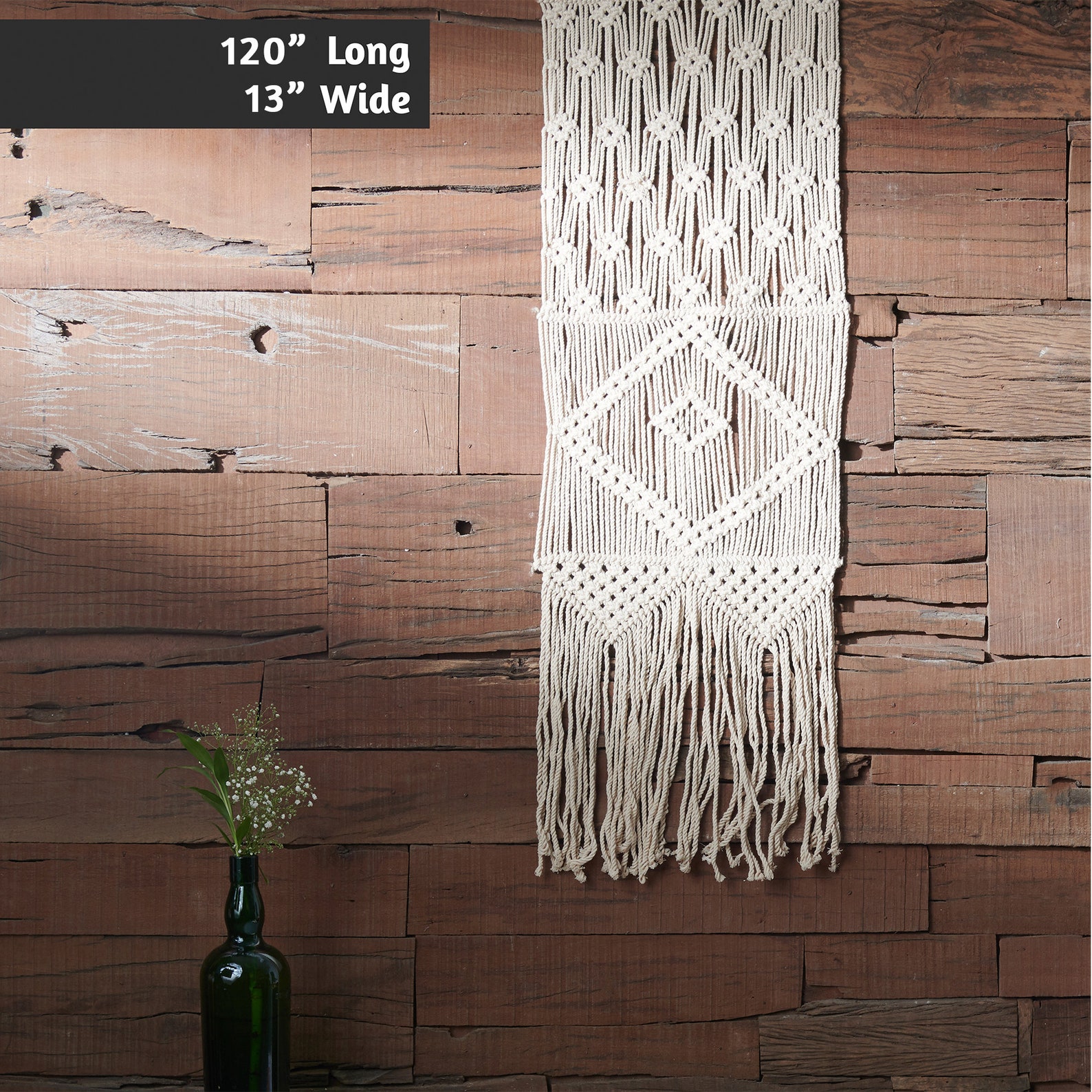 Makramee Tischläufer Boho Tischläufer Makramee Tischläufer | Etsy