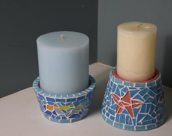 Candelabros estilo playa