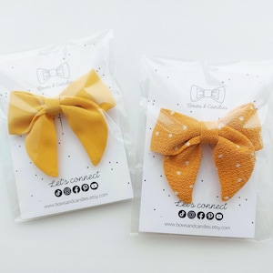 Yellow hair bow clip for girls, yellow children hair accessories, yellow hair clip, children hair clips, kids hair bows, hair bows for girls