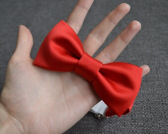 Probuk Papillon per Ragazzi 10 * 5cm in Poliestere Classico Regolabile in Tinta Unita con Chiusura a Gancio Papillon per Adulti e Bambini per Feste di Matrimonio/Spettacoli/Banchetti di Compleanno