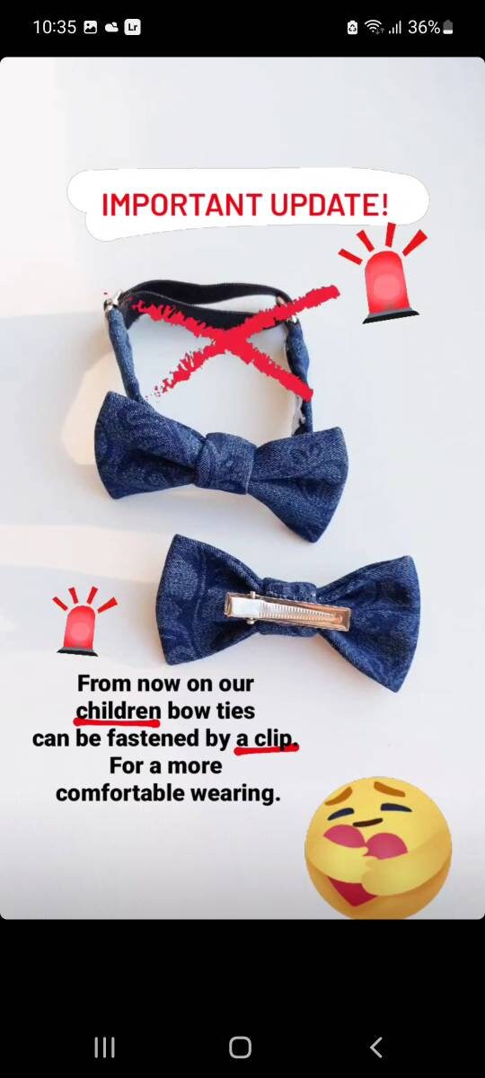 dad and son bow ties