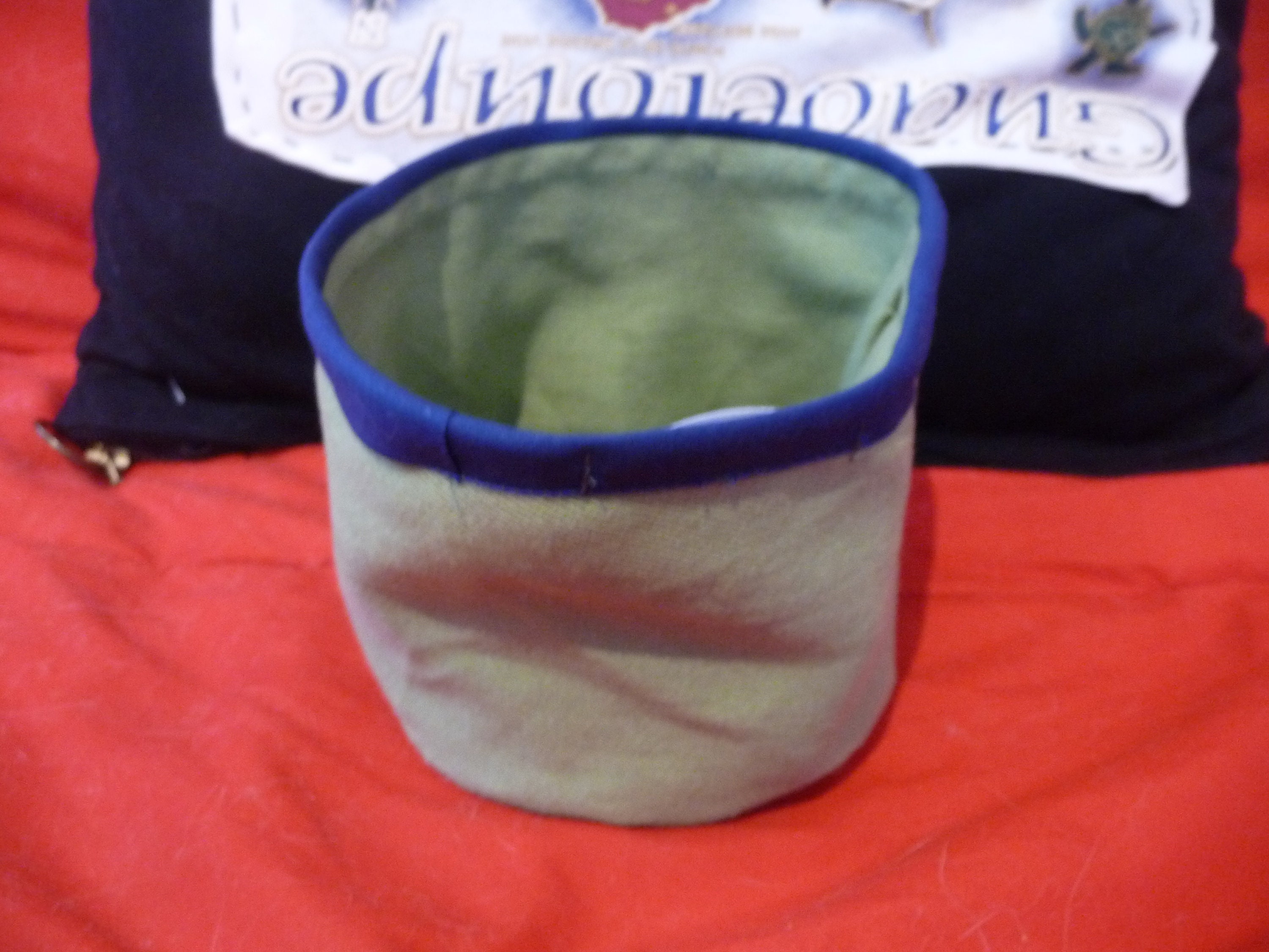 Caches Pots en Tissus Neufs et Recyclés Rangements d'intérieur Forme Ronde