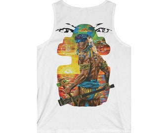 Cacique, Hatuey, Taino, Arawak, Native American, Men's Softstyle Tank Top