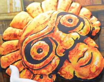 Dios Sol Taino,Taino Daka ,pre-columbian artifact,Caribbean islands,Puerto Rico,Dominican Republic,indio,Borinquen,Sun god decorative pillow