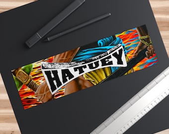 Hatuey Bumper Sticker, Taino, Cacique, Native American, Chief, Taino art, bumper sticker