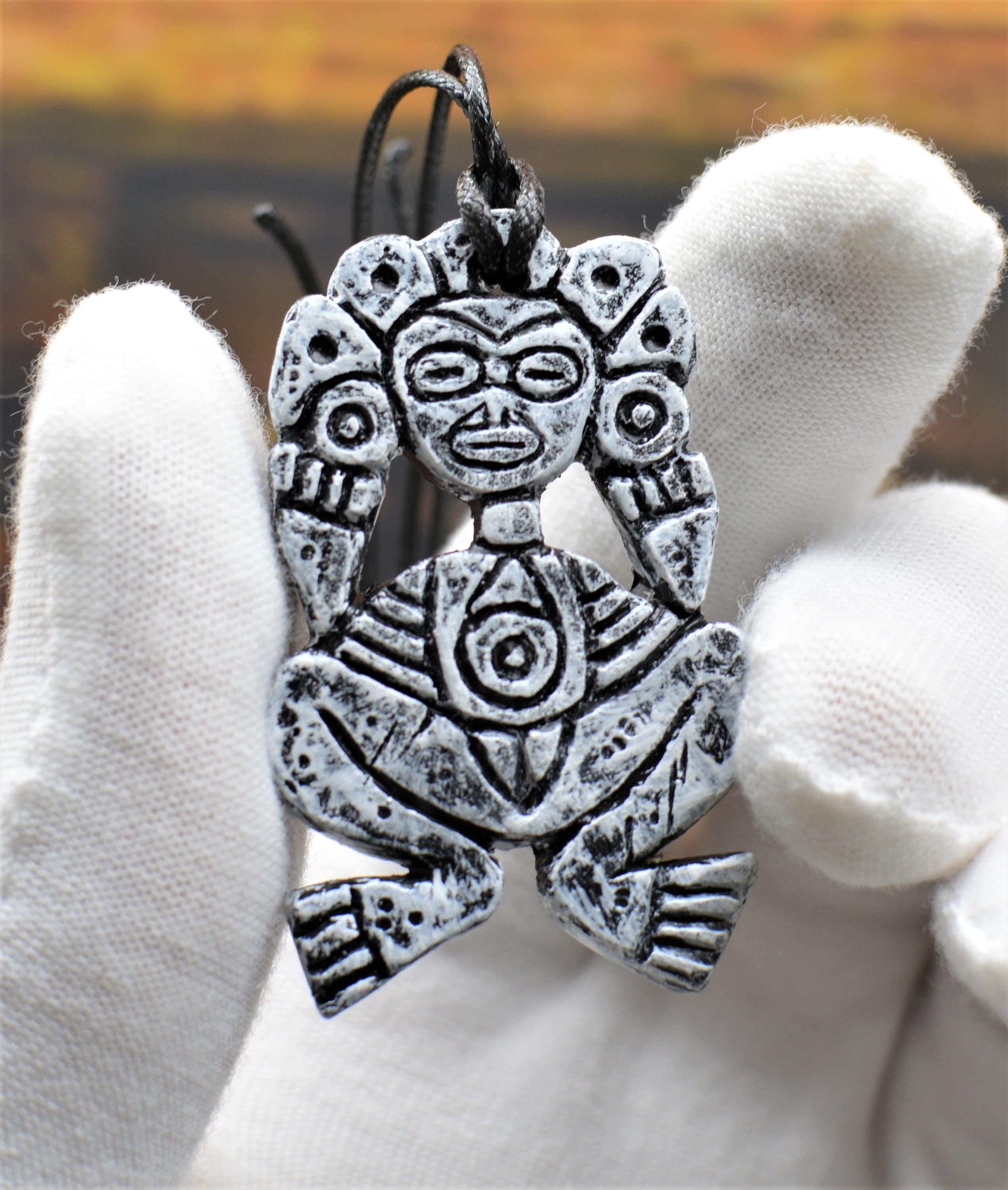 Atabey Pendant,La Caguana,Taino Goddess, Earth Spirit, Wild Mother of storms, volcanoes, and earthquakes. Spirit of love, Caribbean islands