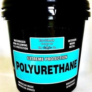 CrystaLac Extreme Protection POLYURETHANE 1 quart Matte, Satin or Gloss finish(Non-Yellowing) (Water Based)
