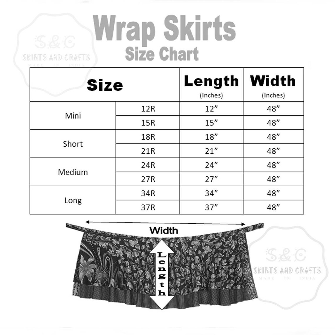 100 Ways to Wear a Magic Wrap Skirts Double Layers Stylish Skirts for Women Recycled Sari Wrap