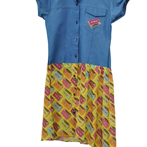 Denim Tape Recorder Kleid