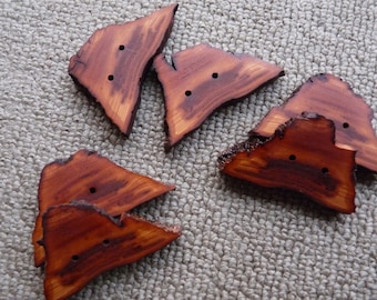 Wooden buttons from the island