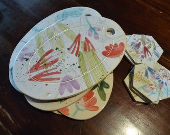 Your favorite motif on a ceramic plate, breakfast board, cutting board, coaster, cake plate