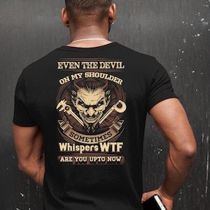 Maschinist T-Shirt, selbst der Teufel hat Angst vor diesem Maschinisten, super Maschinist, Geschenk für Maschinist