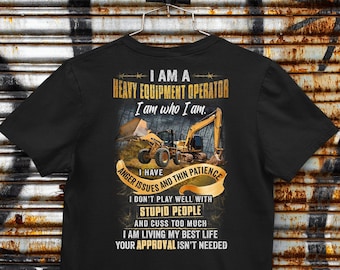 Heavy Equipment Operator Living Best Life T-Shirt, Heavy Equipment Operator gift, Heavy Equipment Operator shirt #needed-heavyequipment