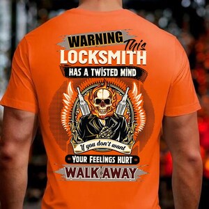 Locksmith Shirt Locksmith Gift T Shirt with Skeleton Graphic Cool Locksmith T-shirt #hurt1-locksmith