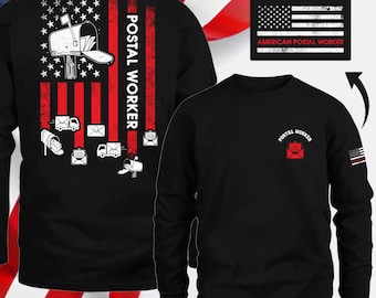 Camiseta para Carteiro Americano - Presente para Carteiro Americano - Camiseta para Carteiro dos EUA #Fltosl3-postalworker