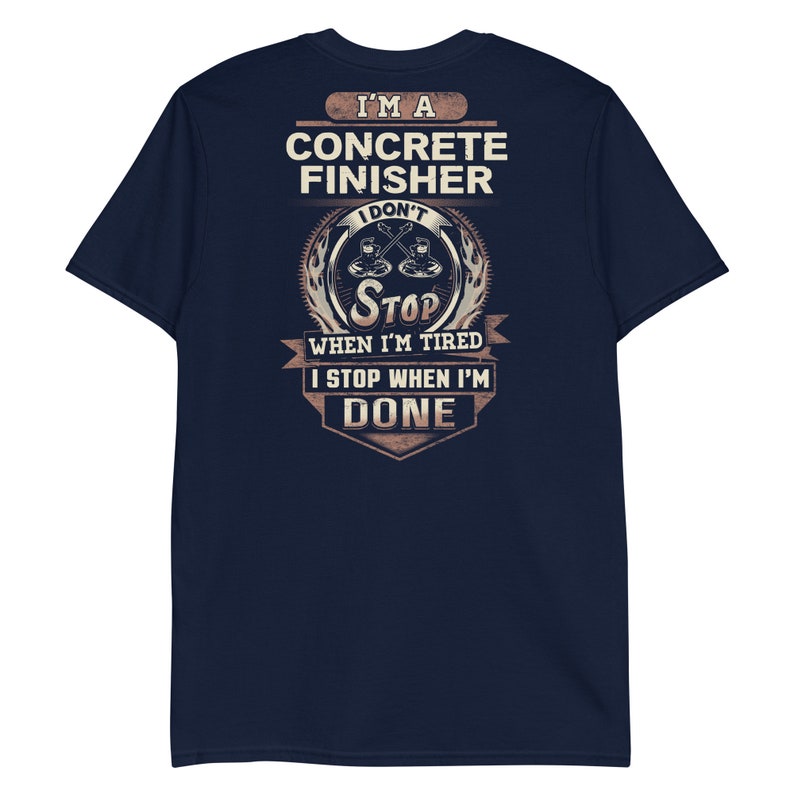 Proud Concrete Finisher Tshirt I'm A Concrete Finisher Etsy