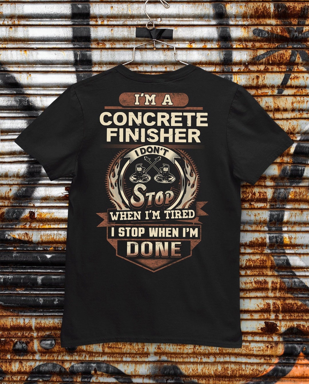 Proud Concrete Finisher Tshirt I'm A Concrete Finisher Etsy