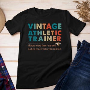 Vintage Athletic Trainer Shirt – Athletic Trainer Gift – Athletic Trainer T-Shirt, Hoodie, Long Sleeve T-shirt #vintage-athletictrainer