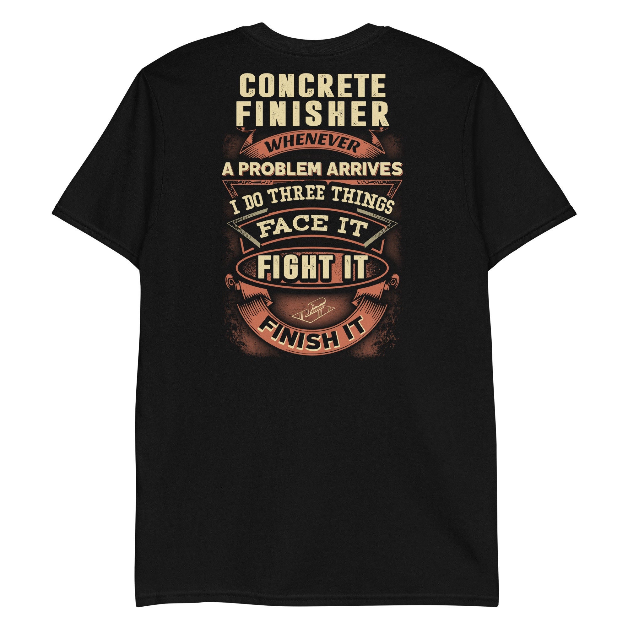 Fearless Concrete Finisher Tshirt Concrete Finisher Shirt Etsy