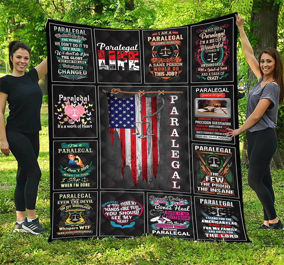 Paralegal Throw Blanket USA Flag Paralegal Blanket Paralegal - Etsy